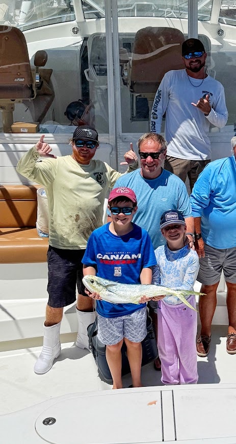 Family Mahi-Mahi Catch